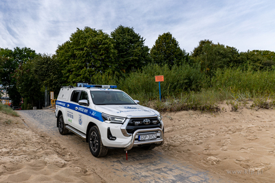 WOPR Sopot. Specjalistyczny samochód Toyota Hilux...