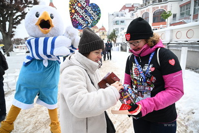 34 Finał WOŚP w Sopocie. Sopot. Nz Magdalena Czarzyńska-Jachim...