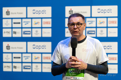 PKO Sopot Półmaraton. Dekoracja zwycięzców. Nz....