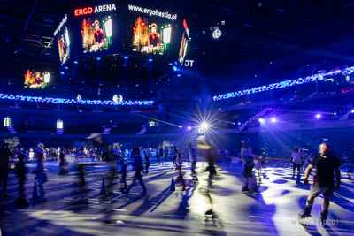 Sopot/Gdańsk Ergo Arena. Rolkowisko w Ergoarenie....