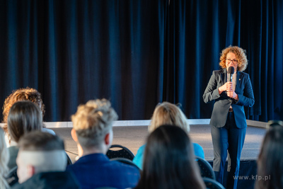 Sopot.  Mamuszki 14.  Prezydent Sopotu Magdalena Czarzyńska-Jachim...