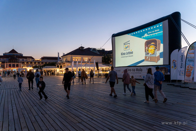 Kino Letnie na Molo w Sopocie w ramach Festiwalu Sopot...