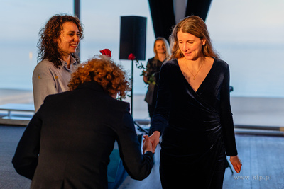 Sopot.  Mamuszki 14.  Prezydent Sopotu Magdalena Czarzyńska-Jachim...