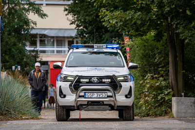 WOPR Sopot. Specjalistyczny samochód Toyota Hilux...