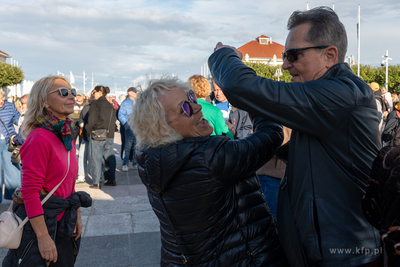 Sopot. Skwer Kuracyjny. Sopocianie świetują 125 lecie...