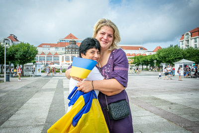 Dzień Niepodległości Ukrainy na sopockim molo. 
24.08.2022
fot....