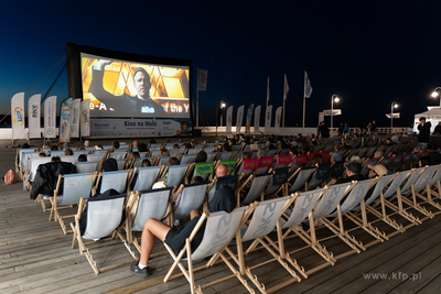 Kino Letnie na Molo w Sopocie w ramach Festiwalu Sopot...