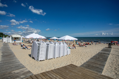 Wejscie na plażę nr 32A i 33  w Sopocie.
01.08.2022
fot....