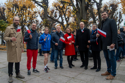 Sopot. Święto Niepodległości. Parada rowerzystów,...