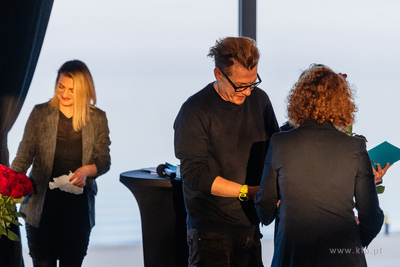 Sopot.  Mamuszki 14.  Prezydent Sopotu Magdalena Czarzyńska-Jachim...