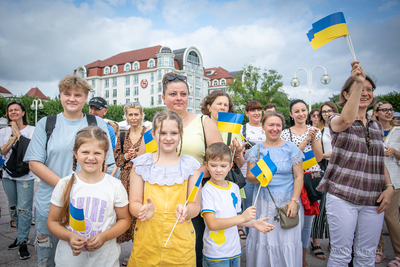 Dzień Niepodległości Ukrainy na sopockim molo. 
24.08.2022
fot....