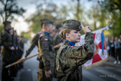 Złożenie kwiatów pod pomnikiem Martyrologii Polskich...