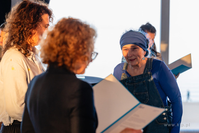 Sopot.  Mamuszki 14.  Prezydent Sopotu Magdalena Czarzyńska-Jachim...