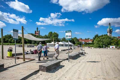 Wejscie na plażę nr 23  w Sopocie.
01.08.2022
fot....