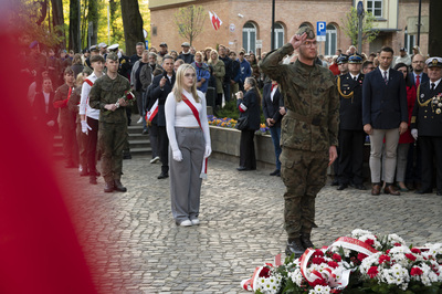 Uroczystości pod pomnikiem Martyrologii Polskich Mieszkańców...