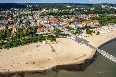 Wejscie na plażę nr 23  w Sopocie.
01.08.2022
fot....