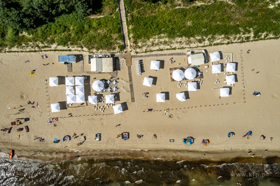 Wejscie na plażę nr 32A i 33  w Sopocie.
01.08.2022
fot....