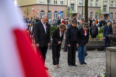 Uroczystości pod pomnikiem Martyrologii Polskich Mieszkańców...