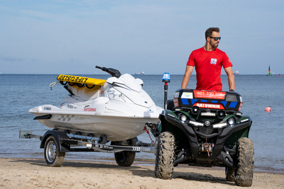 WOPR Sopot. Quad i skuter wodny sopockich ratowników....