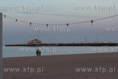 Plaża w Sopocie.  12.04.2022 / fot.  Anna Rezulak...