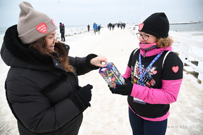 34 Finał WOŚP w Sopocie. Sopot. Nz Magdalena Czarzyńska-Jachim...