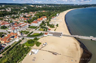 Wejscie na plażę nr 23  w Sopocie.
01.08.2022
fot....