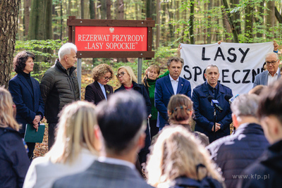 Sopot.  Wielka Gwiazda,  Lasy Sopockie.  Uroczyste...