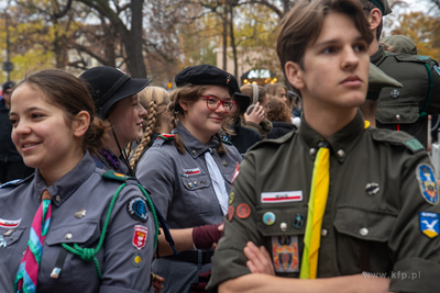 Sopot. Święto Niepodległości. Parada rowerzystów,...