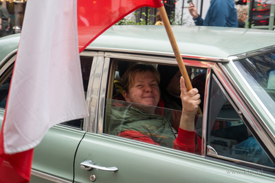 Sopot. Święto Niepodległości. Parada rowerzystów,...