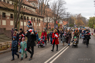Sopot. Święto Niepodległości. Parada rowerzystów,...