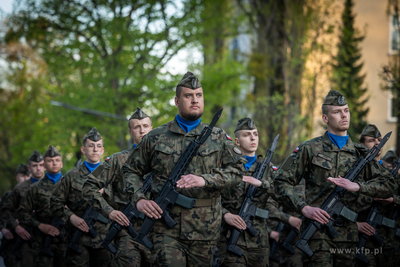 Złożenie kwiatów pod pomnikiem Martyrologii Polskich...