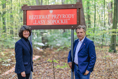 Sopot.  Wielka Gwiazda,  Lasy Sopockie.  Uroczyste...