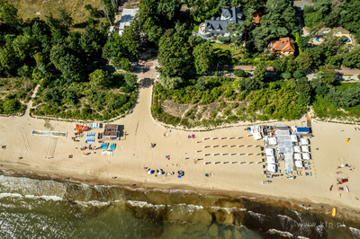 Wejscie na plażę nr 32A i 33  w Sopocie.
01.08.2022
fot....