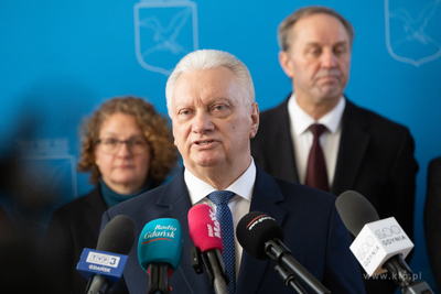 Sopot. Konferencja prasowa samorządowców zrzeszonych...