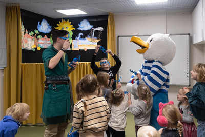 Sopot. Miniteka. Spotkanie z Mewą Sopocianką. 23.11....