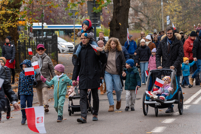 Sopot. Święto Niepodległości. Parada rowerzystów,...