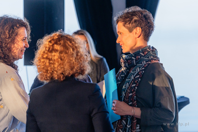 Sopot.  Mamuszki 14.  Prezydent Sopotu Magdalena Czarzyńska-Jachim...