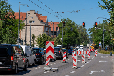 Remont nawierzchni alei Niepodległości w Sopocie....