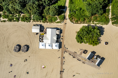 Wejscie na plażę nr 23  w Sopocie.
01.08.2022
fot....