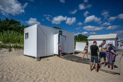 Wejscie na plażę nr 32A i 33  w Sopocie.
01.08.2022
fot....