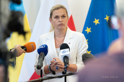 Konferencja prasowa Ministy Edukacji Narodowej, Barbary...
