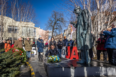 Sopot. 101 rocznica urodzin Władysława Bartoszewskiego.
19.02.2023
fot....