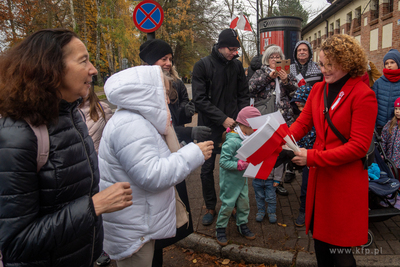 Sopot. Święto Niepodległości. Parada rowerzystów,...