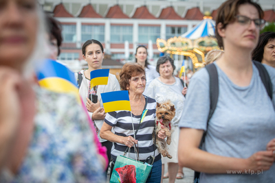 Dzień Niepodległości Ukrainy na sopockim molo. 
24.08.2022
fot....