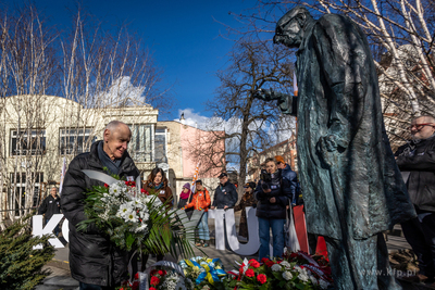 Sopot. 101 rocznica urodzin Władysława Bartoszewskiego.
19.02.2023
fot....