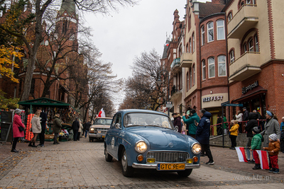 Sopot. Święto Niepodległości. Parada rowerzystów,...