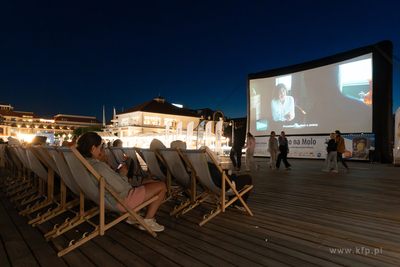 Kino Letnie na Molo w Sopocie w ramach Festiwalu Sopot...