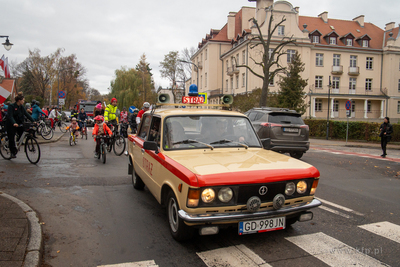Sopot. Święto Niepodległości. Parada rowerzystów,...