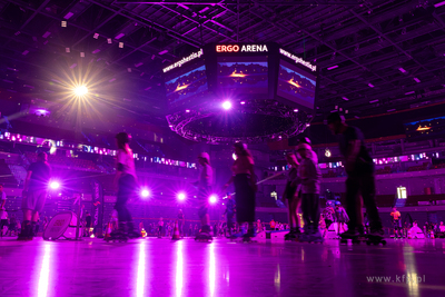 Sopot/Gdańsk Ergo Arena. Rolkowisko w Ergoarenie....