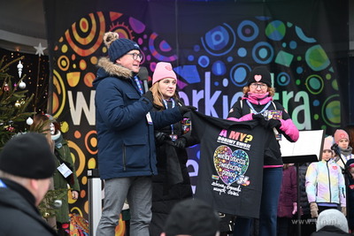 34 Finał WOŚP w Sopocie. Sopot. Nz Magdalena Czarzyńska-Jachim...